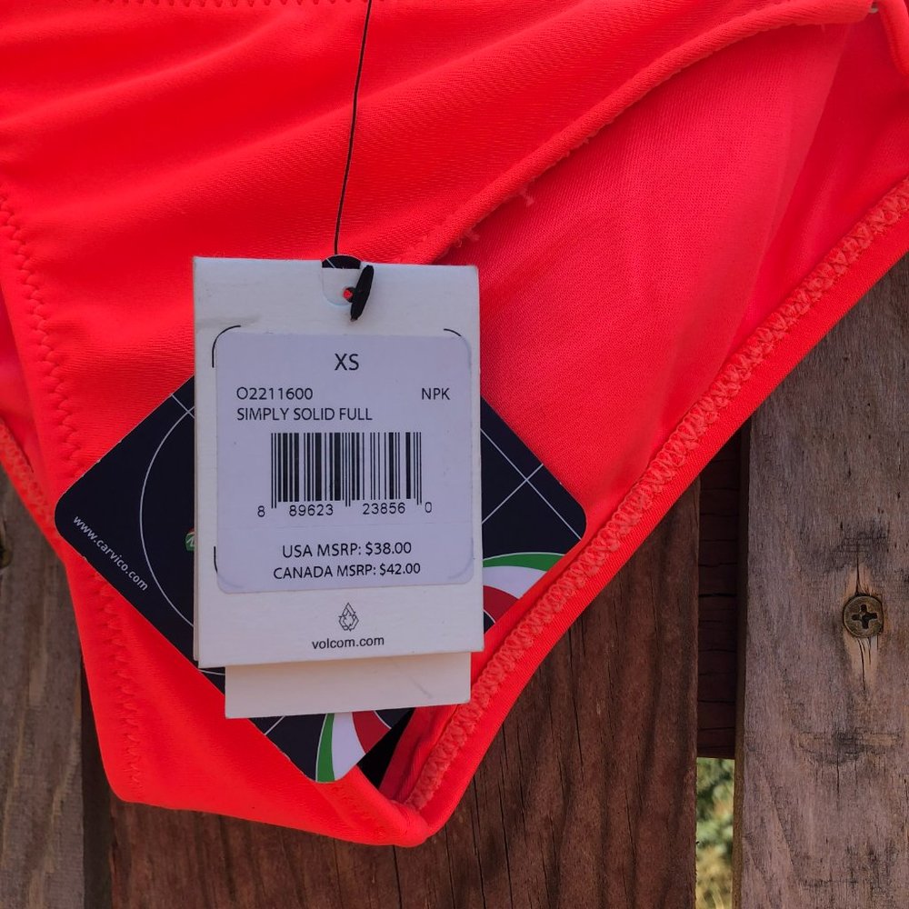 Volcom 'Simply Solid Full' Bikini Bottom Swimwear… - image 2